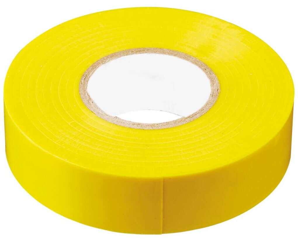 Изоляционная лента 013*15 мм. 20 м. желто-зеленая INTP01315-20