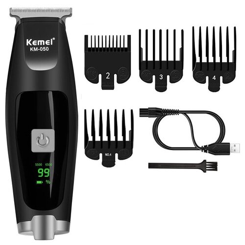 Триммер Kemei KM-050 черный 160000₽