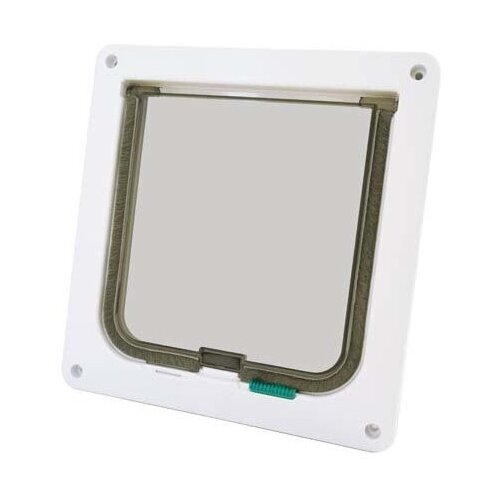 MPets дверь для кошек, 20х19 см, белая