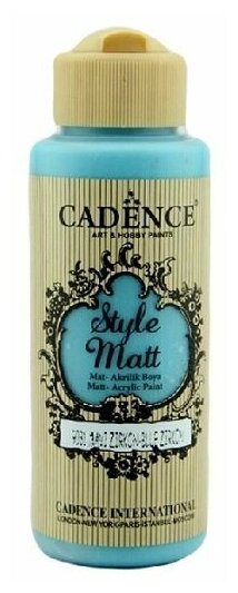 фото Акриловая краска Cadence Style Matt Acrylic Paint. Blue Zirkon-S9031