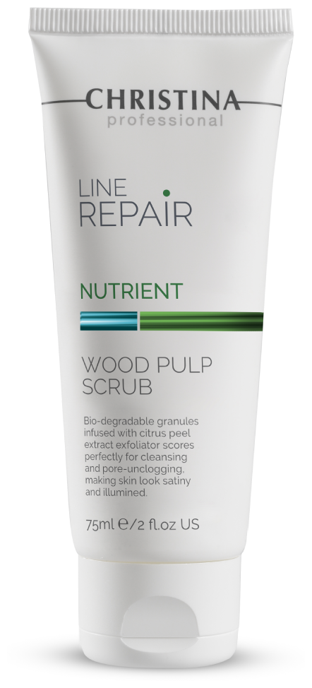 Christina Скраб с частицами коры цитрусовых, 75 мл - Line Repair Nutrient Wood Pulp Scrub