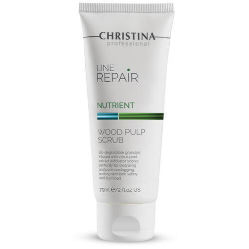 Christina Скраб с частицами коры цитрусовых, 75 мл - Line Repair Nutrient Wood Pulp Scrub