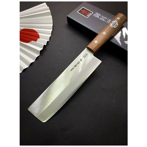 Kanetsune Seki Японский кухонный нож Накири 165/288 мм Shirogami 2 / SUS410