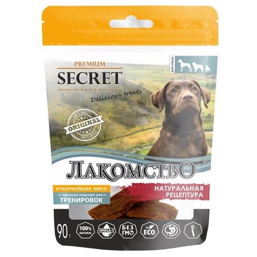 Секрет (Secret) 3шт х 90гр лакомство филе утки для собак (PM017)