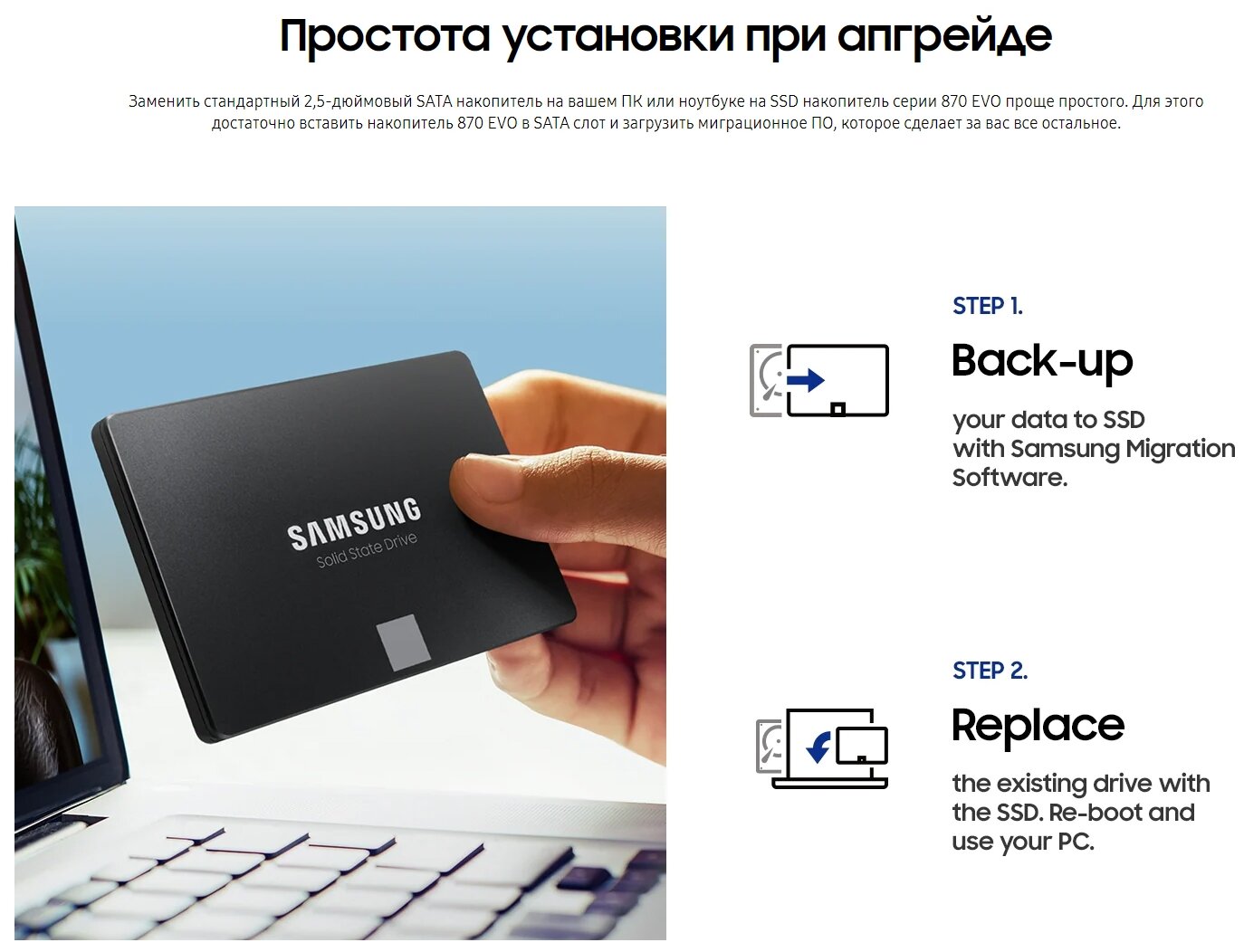 SSD накопитель SAMSUNG 870 EVO 1ТБ, 2.5", SATA III - фото №10