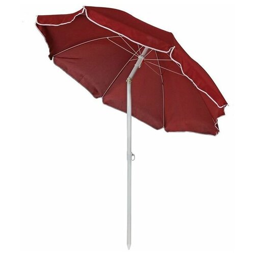 Зонт пляжный с наклоном d=220, стойка 28/32мм, полиэстер 210D,разноцвет, E1M