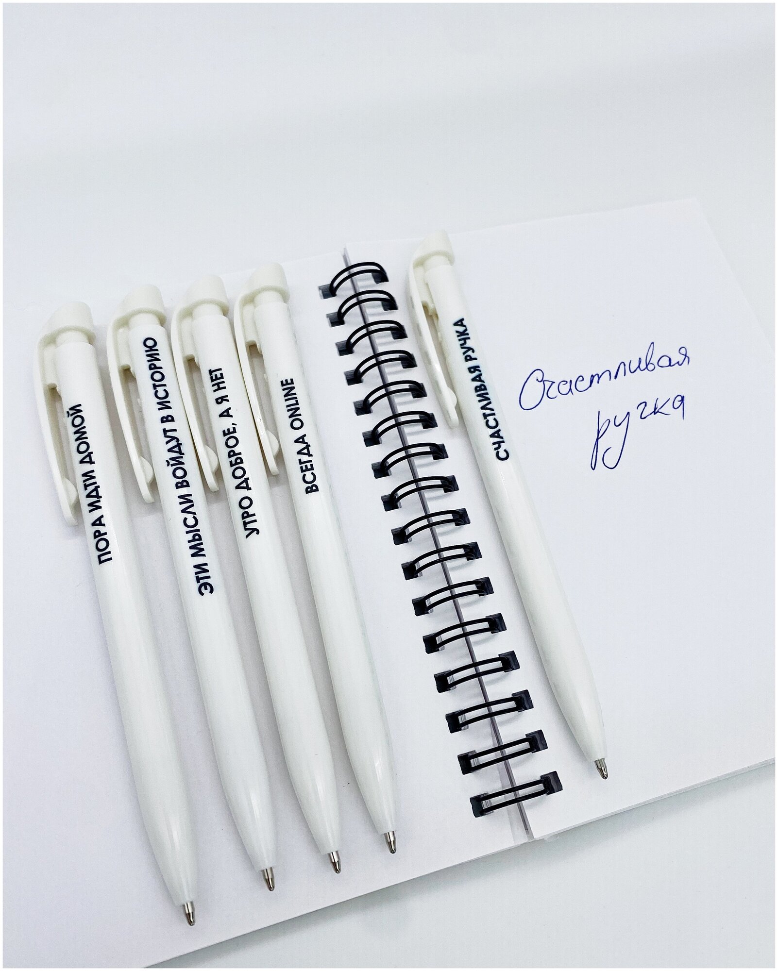Шариковые ручки с надписями в подарок , для школы / синяя шариковая ручка для школы / набор ручек