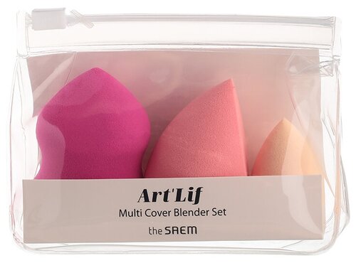 Набор спонжей косметических The Saem Artlif Multi Cover Blender Set, 3 шт