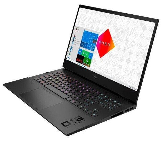 Ноутбук HP Omen 16-b0034ur Intel Core i5 11400H 27 GHz - 45 GHz 16384 Mb 161 Full HD 1920x1080 1000 Gb SSD DVD нет nVidia GeForce RTX 3060 6144 Mb Windows 10 Home черный 4E3X2EA
