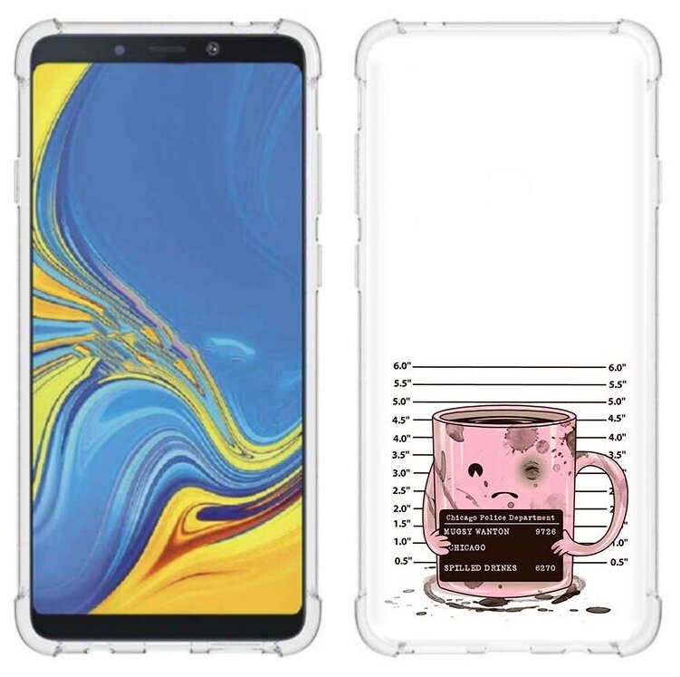 Чехол задняя-панель-накладка-бампер MyPads кружка для Samsung Galaxy A9 (2018) SM-A920F/Samsung Galaxy A9s противоударный