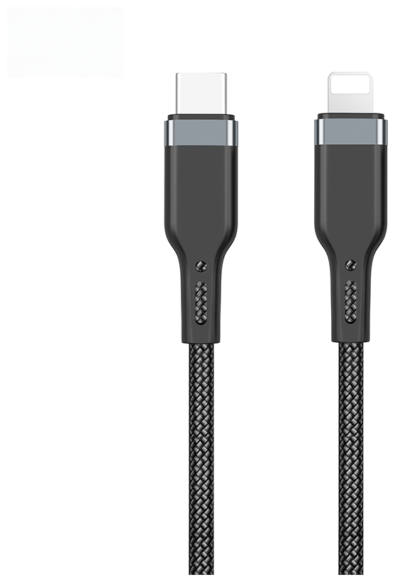 Кабель Wiwu USB C to Lightning Cable PT04 0.3 м Black