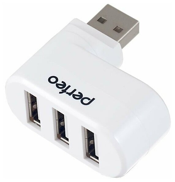 Perfeo USB-HUB 3 Port (PF-VI-H024 White) белый