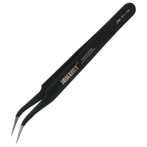 tweezers пинцет загнутый tweezers esd 15 антистатический Пинцет загнутый Jakemy ESD JM-T7-15