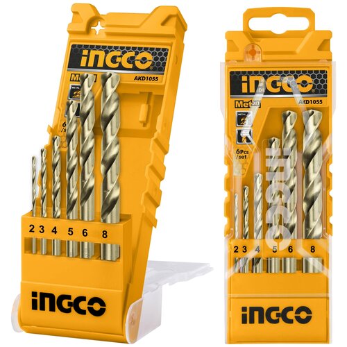 Набор сверл по металлу 6шт INGCO AKD1055 490₽