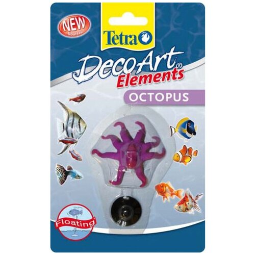 Tetra DecoArt Elements Octopus искусственная плавающая рыбка 