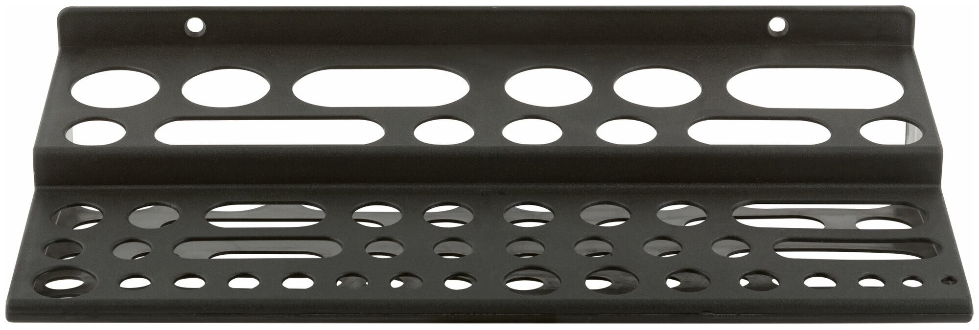 Курс Полка для инструмента пластиковая "мини" черная 48 отверстий 300х150 мм курс 65703