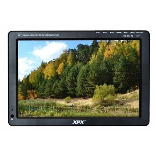 Жк телевизор с диагональю экрана 12 дюймов 30 см 2304х1296 MP3-проигрыватель интерфейс USB HDMI VGA цифровой DVB-T2 12-220V пульт ДУ 869900₽