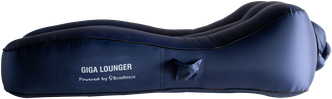 Надувной матрас-шезлонг Aerogogo GIGA CL1 синий (с автоматическим надуванием)