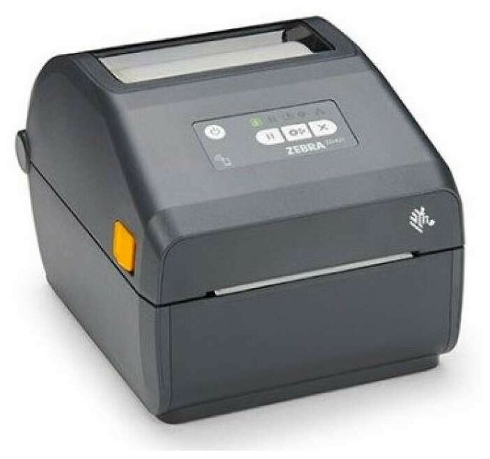 Принтер этикеток Zebra DT ZD421; 203 dpi, USB, USB Host, Modular Connectivity Slot, 802.11ac, BT4, ROW, EU and UK Cords, Swiss Font, EZPL (ZD4A042-D0EW02EZ) - фото №1