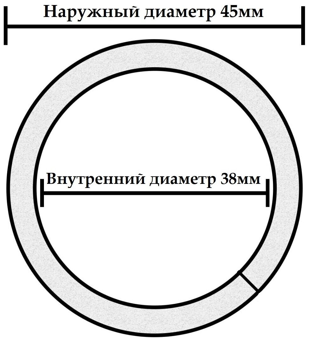 Шланг вакуумный для пылесоса гофрированный 38D, 3 метра - фотография № 2