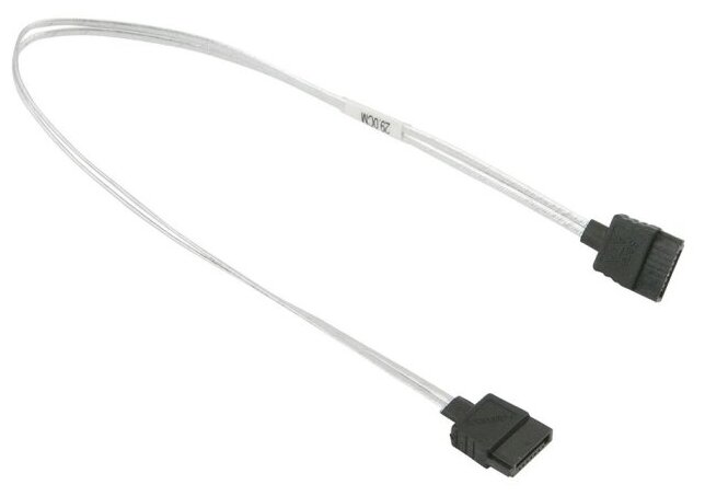 Кабель CBL-0483L SATA Flat Straight-Straight 29cm Cable