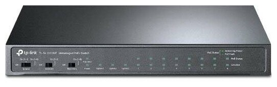 Коммутатор TP-Link TL-SL1311MP 8x100Mb 2G 1SFP 8PoE 124W неуправляемый