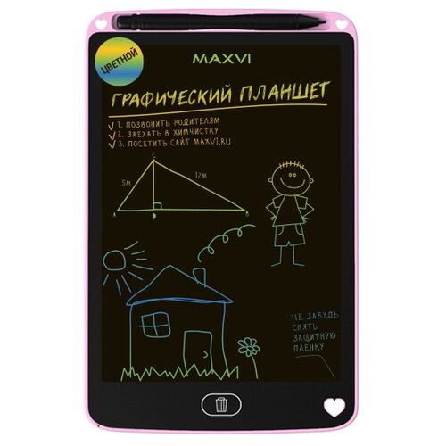 Планшет LCD для заметок и рисования Maxvi Mgt-01с black Mgt-01с black .