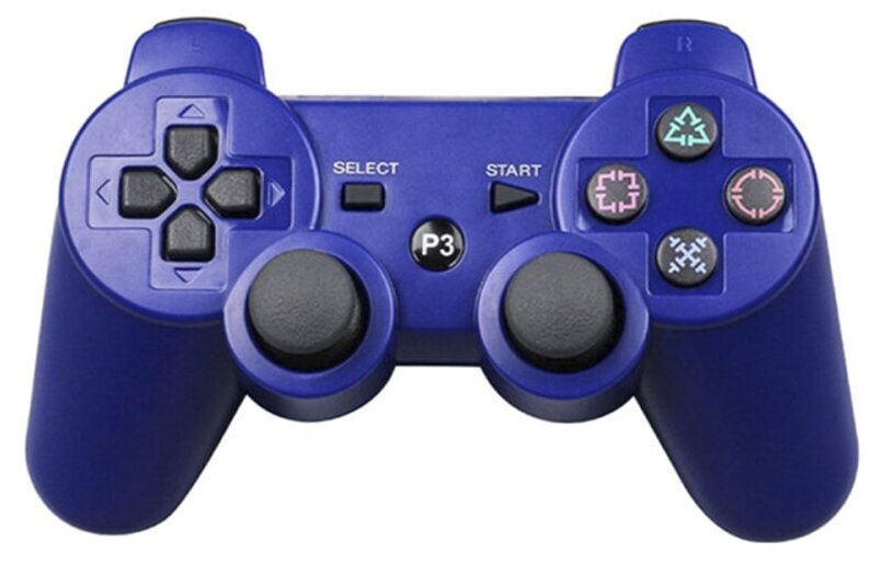 Беспроводной геймпад для PS3 Blue