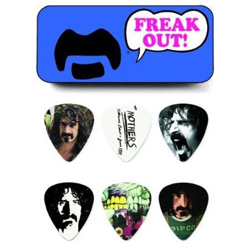 DUNLOP ZAPPT02M Zappa Blue Pick Tin набор медиаторов в жестяном футляре