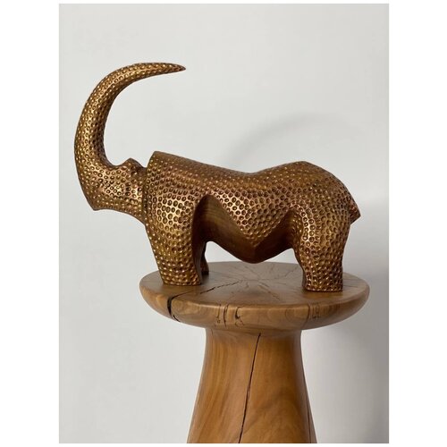 Статуэтка для интерьера носорог из дерева Thunder cloud