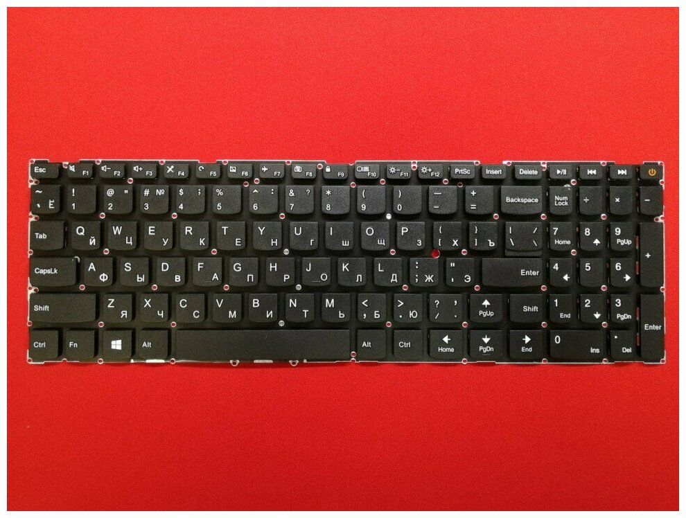 Клавиатура для ноутбука Lenovo IdeaPad 110-15IBR черная