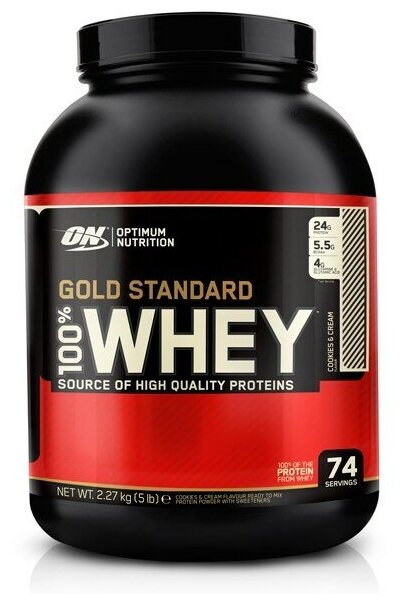 Optimum Nutrition 100 % Whey Gold Standard (2270г) Шоколадное арахисовое масло