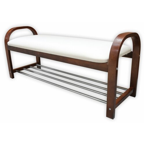 Моя Мебель Обувница Лавка и этажерка для обуви в прихожую, 105х37,5х38см