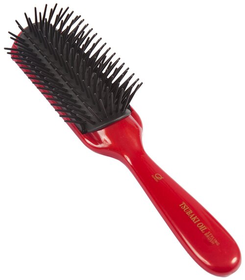 Ikemoto Щетка для укладки с маслом камелии японской - Tsubaki oil styling hair brush, 1шт