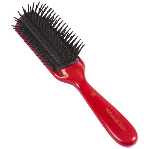 Ikemoto Щетка для укладки с маслом камелии японской - Tsubaki oil styling hair brush, 1шт кондиционер для волос с маслом камелии японской camellia oil hair conditioner 500мл