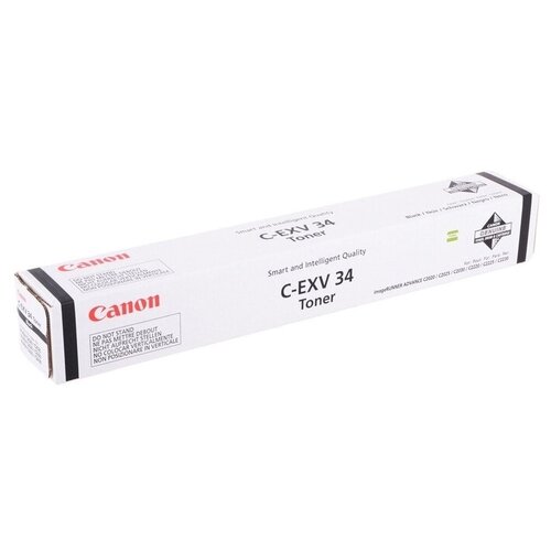 Тонер Canon C-EXV34 3782B002, черный, туба, для копира iR C2020/C2025/C2030/C2220/C2225/C2230