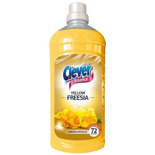 Clovin Clever Essence Yellow Fresia Концентрированный ополаскиватель для белья Желтая фрезия 1,8 л на 72 стирки