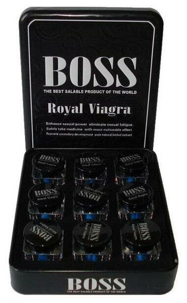 Таблетки Босс роял Boss Royal для мужчин, 150 г, 27 шт.