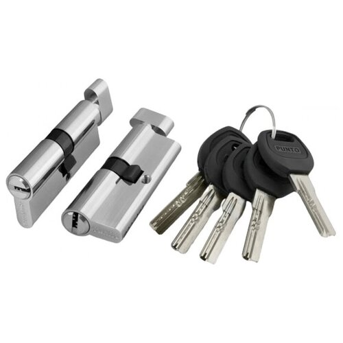 Цилиндровый механизм с вертушкой PUNTO A202/100 mm 50+10+40 SN мат. никель 5 кл. 34567 16090843 серый