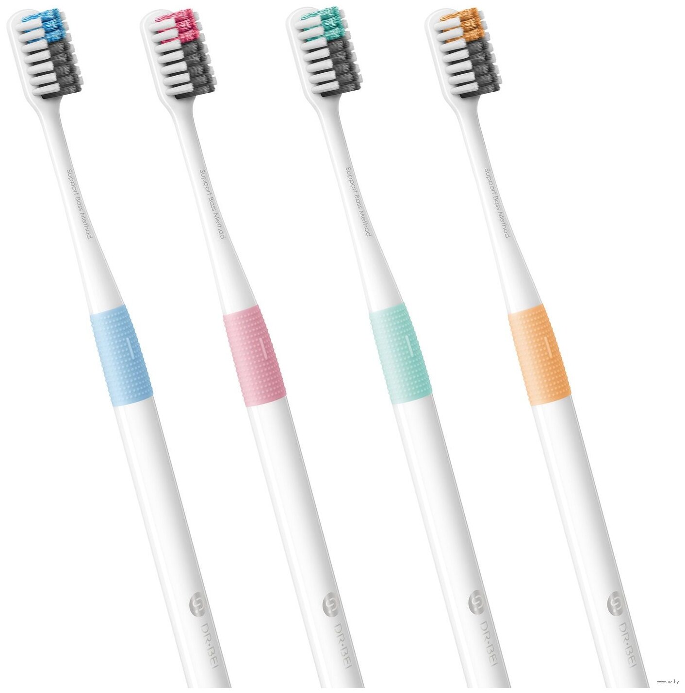 Набор зубных щеток Xiaomi Doctor B Bass Method Toothbrush (4 шт.)