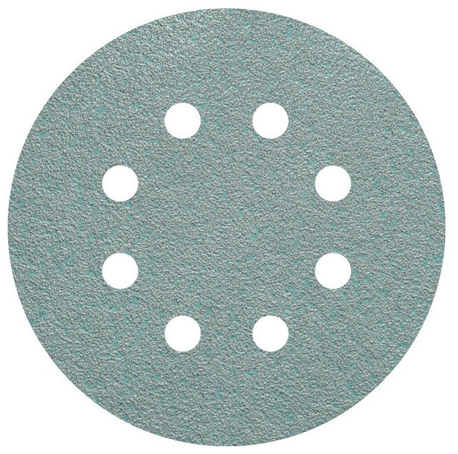 Круг шлифовальный на липучке 6 125 8 отверстий Р60/ наждачная бумага/ абразив/ наждачный круг