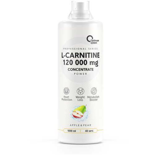 Optimum system L-carnitine Concentrate (1000 мл.) Вкус: клубника optimum system l carnitine concentrate вкус яблоко груша 500 мл