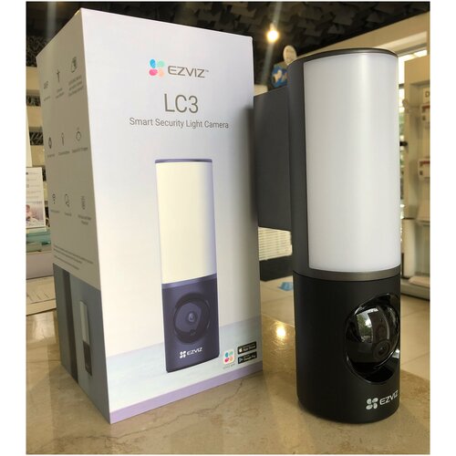 EZVIZ LC3 4 МП Wi-Fi настенная камера с мощным прожектором 900000₽