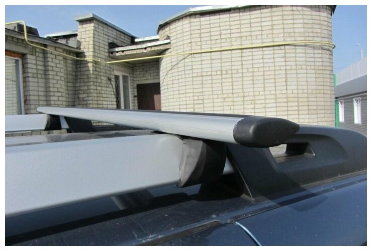 Багажник на крышу Renault Duster (Рено Дастер) (на рейлинги) рестайлинг 2015-2020