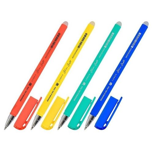 Ручка гелевая Lorex LX-Base Bright (0.5мм, синий, стираемая)