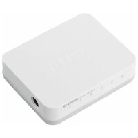 Коммутатор неуправляемый D-link DGS-1005A/F1A 5*UTP 10/100/1000, функцией энергосбережения и поддержкой QoS