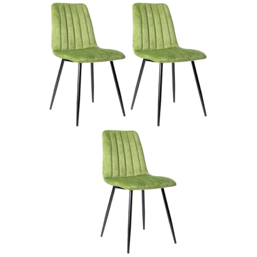 Стул Barcelona, цвет зеленый 3 шт