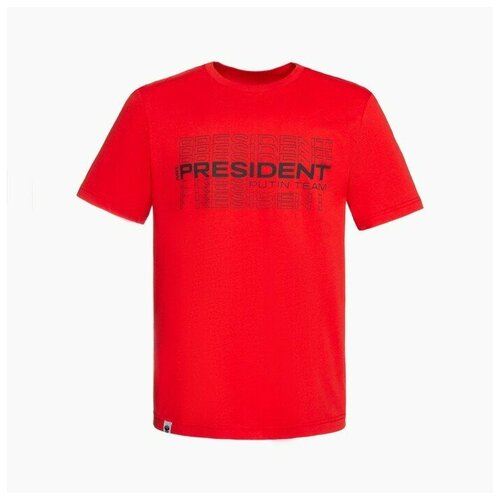Футболка President, размер S, цвет красный Сима-ленд красного цвета