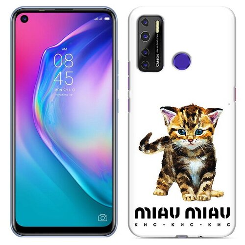 Чехол задняя-панель-накладка-бампер MyPads Бренд miau miau для TECNO Camon 15 Air противоударный чехол задняя панель накладка бампер mypads бренд miau miau для tecno camon 18 18p противоударный