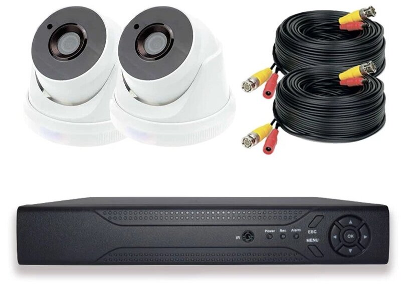 Комплект видеонаблюдения AHD 8Мп PS-link KIT-A802HD 2 камеры для помещения